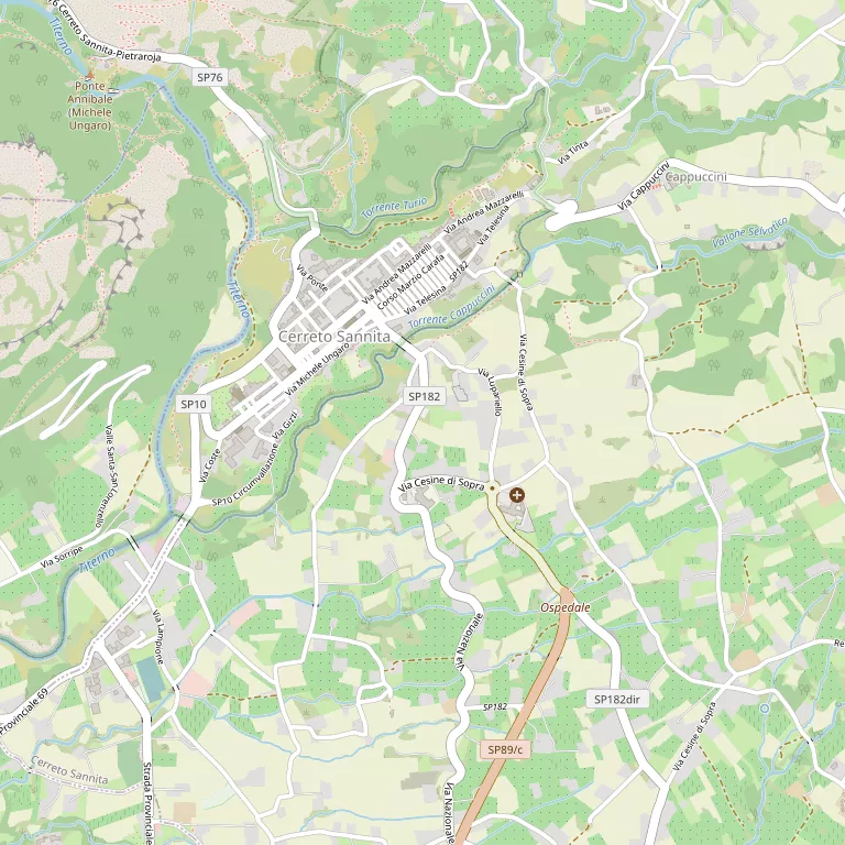 Mappa CERRETO SANNITA