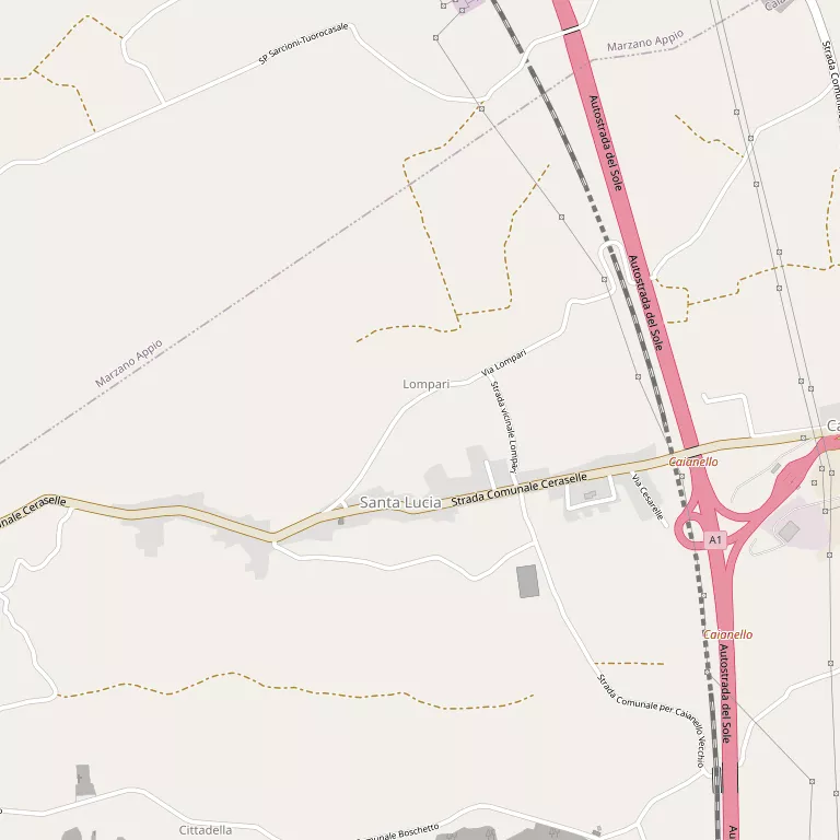 Mappa CAIANELLO