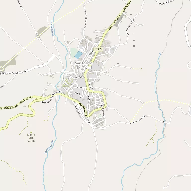 Mappa SAN MARCO DEI CAVOTI
