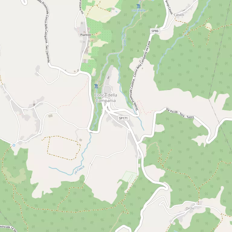 Mappa CONCA DELLA CAMPANIA
