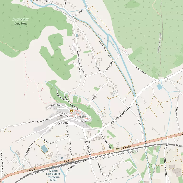 Mappa MONTE SAN BIAGIO