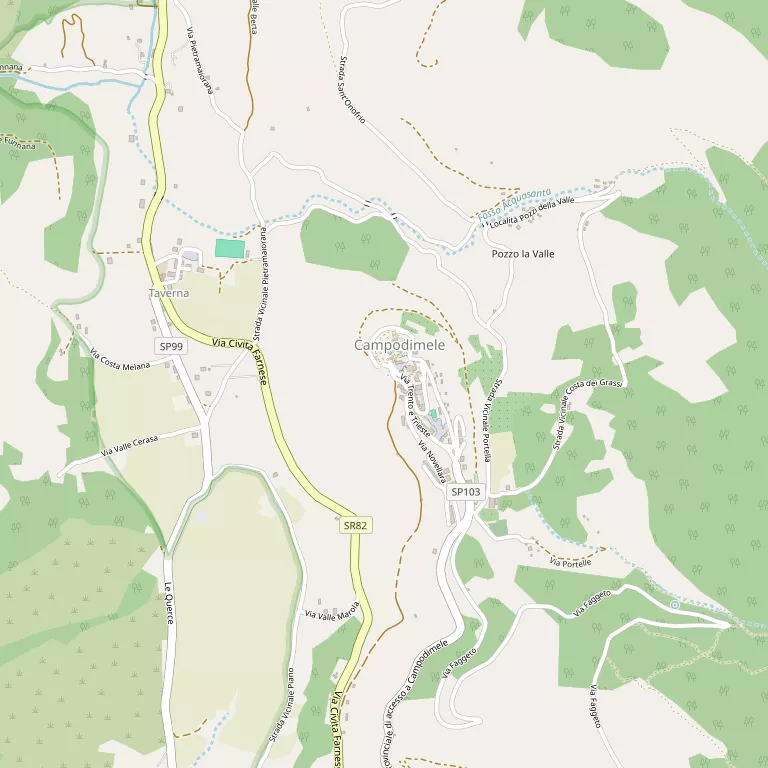 Mappa CAMPODIMELE