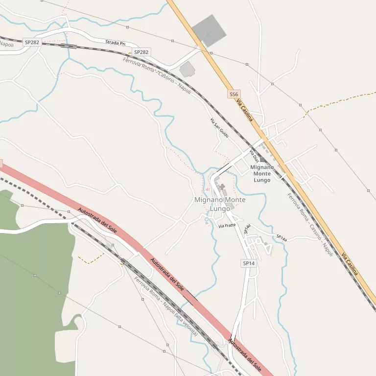 Mappa MIGNANO MONTE LUNGO