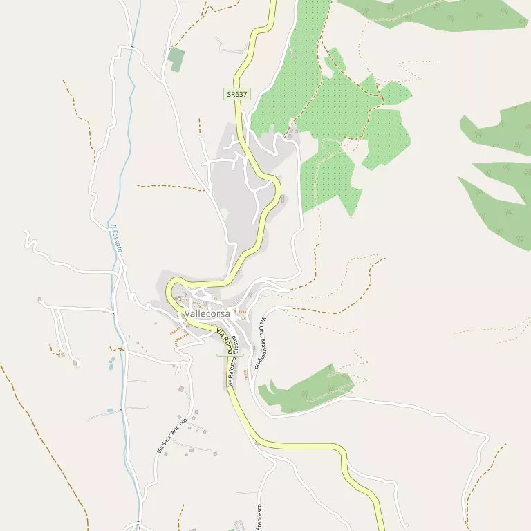 Mappa VALLECORSA