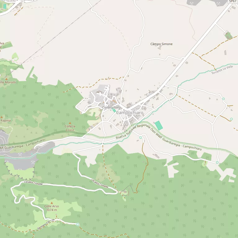 Mappa CAMPOCHIARO
