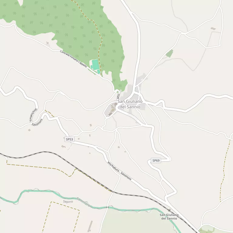 Mappa SAN GIULIANO DEL SANNIO