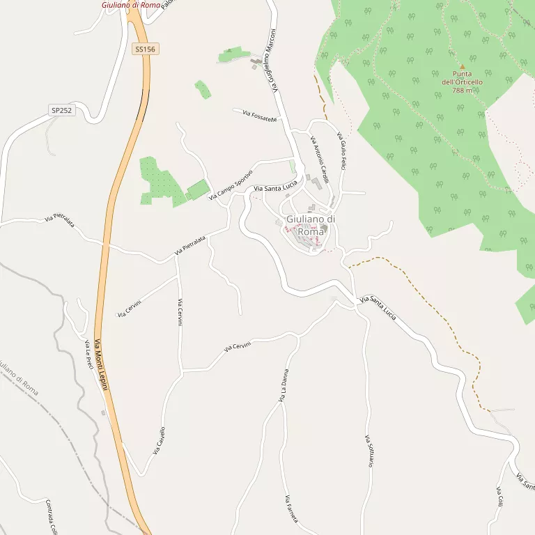 Mappa GIULIANO DI ROMA