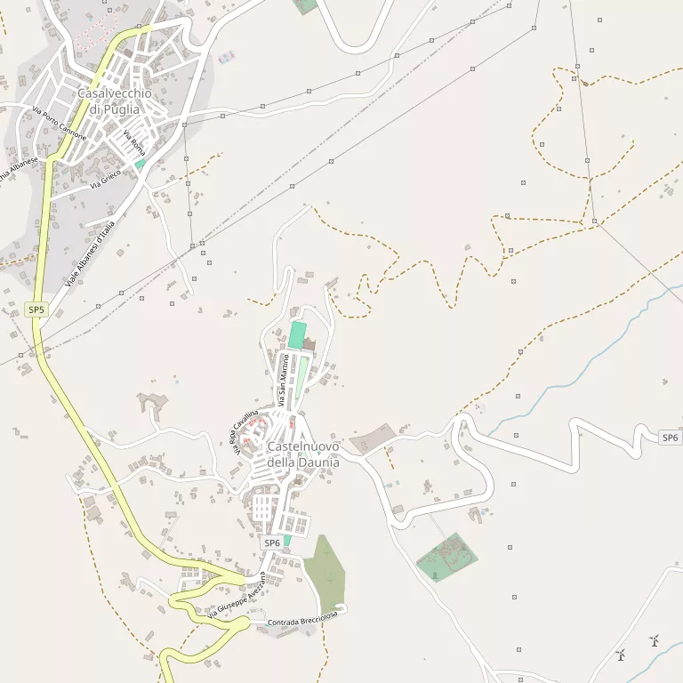 Mappa CASTELNUOVO DELLA DAUNIA