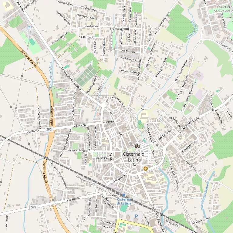 Mappa CISTERNA DI LATINA