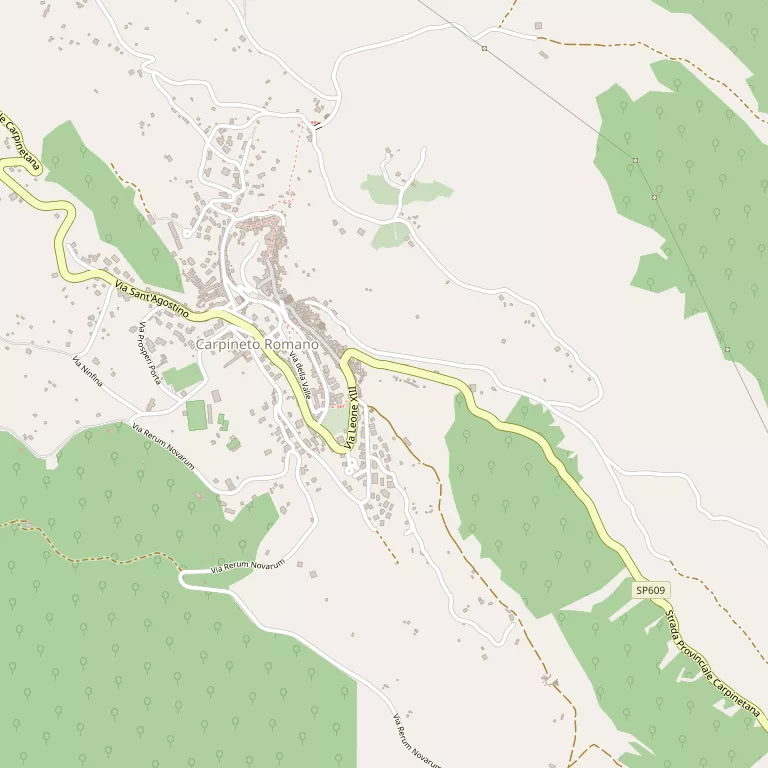 Mappa CARPINETO ROMANO