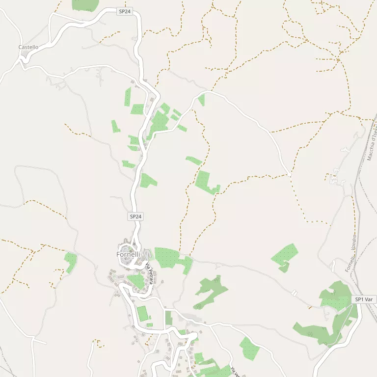 Mappa FORNELLI