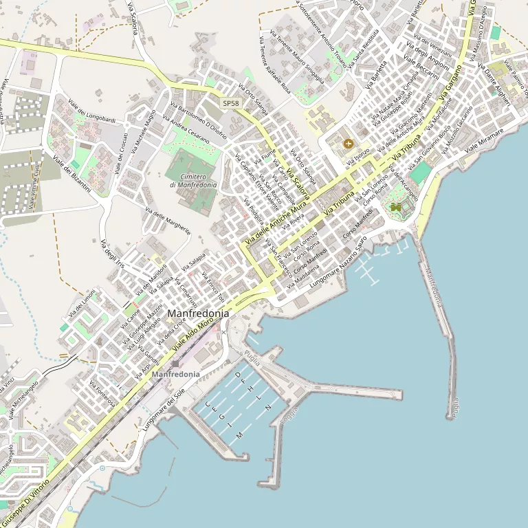 Mappa MANFREDONIA