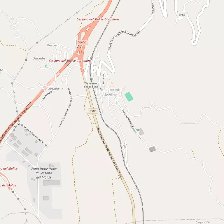 Mappa SESSANO DEL MOLISE