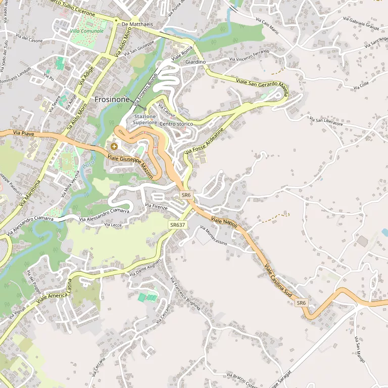 Mappa FROSINONE