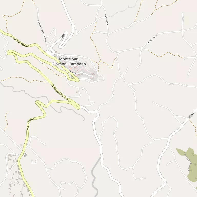 Mappa MONTE SAN GIOVANNI CAMPANO