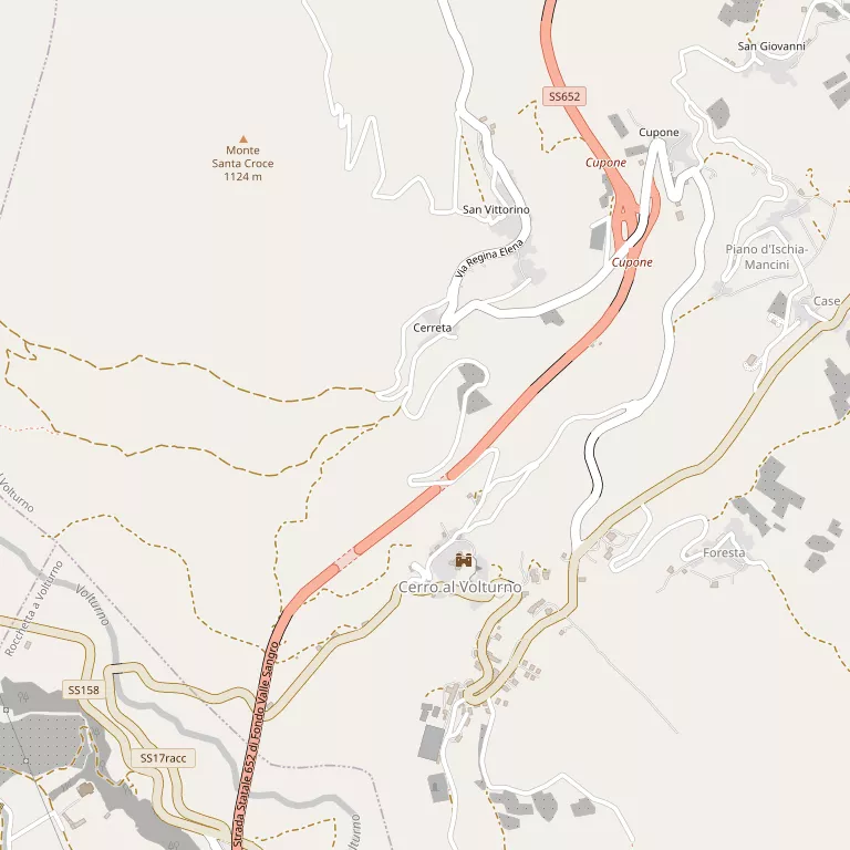 Mappa CERRO AL VOLTURNO