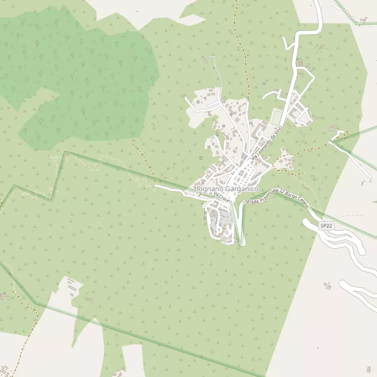 Mappa RIGNANO GARGANICO
