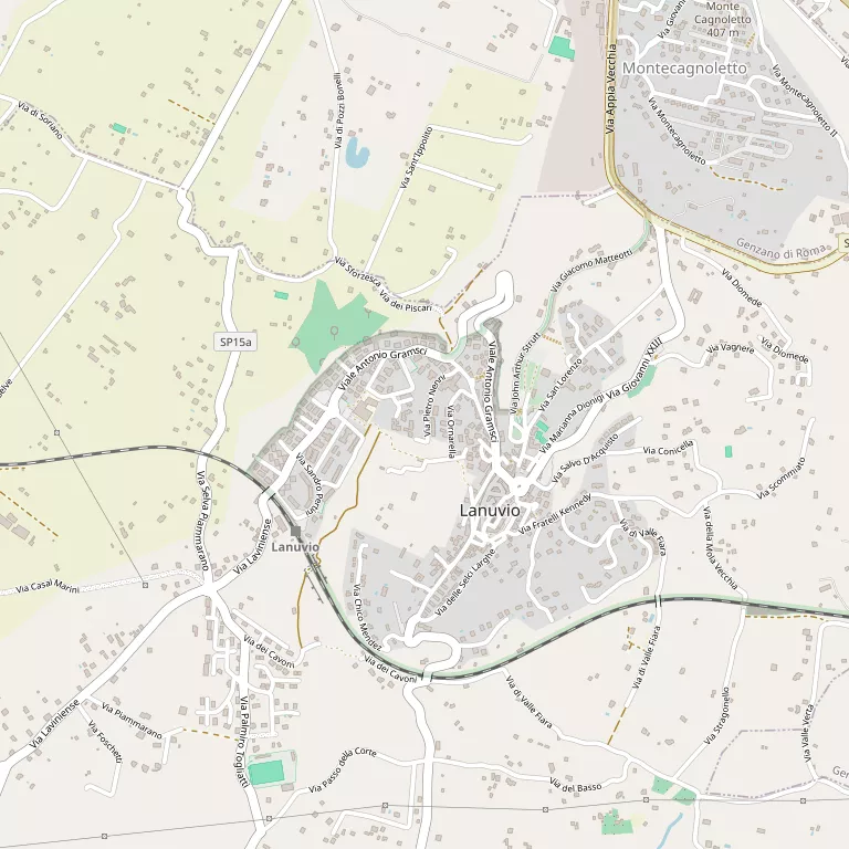 Mappa LANUVIO