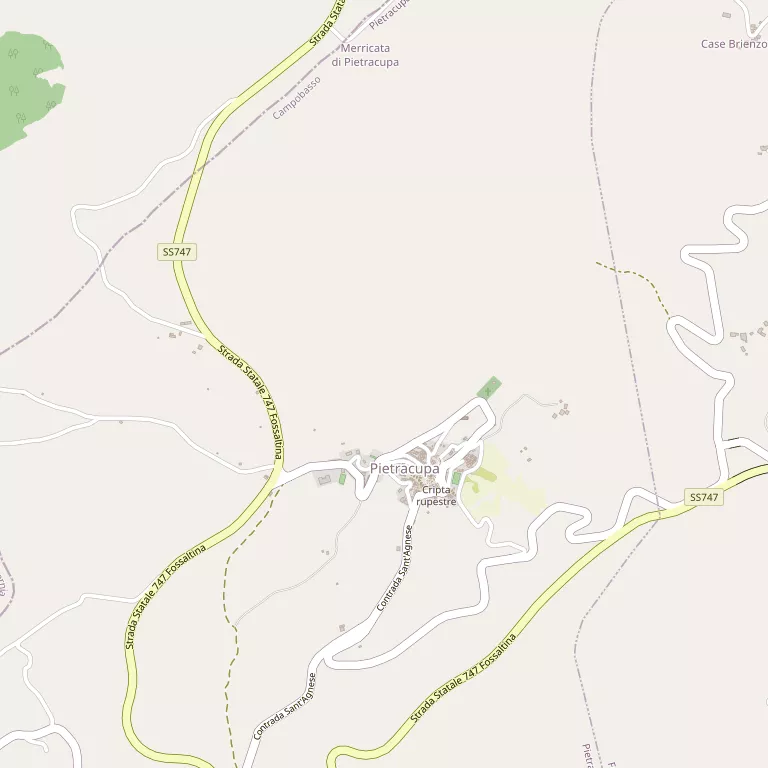 Mappa PIETRACUPA