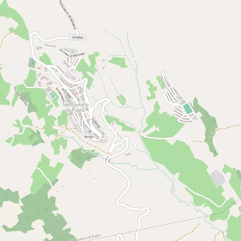 Mappa SAN GIULIANO DI PUGLIA