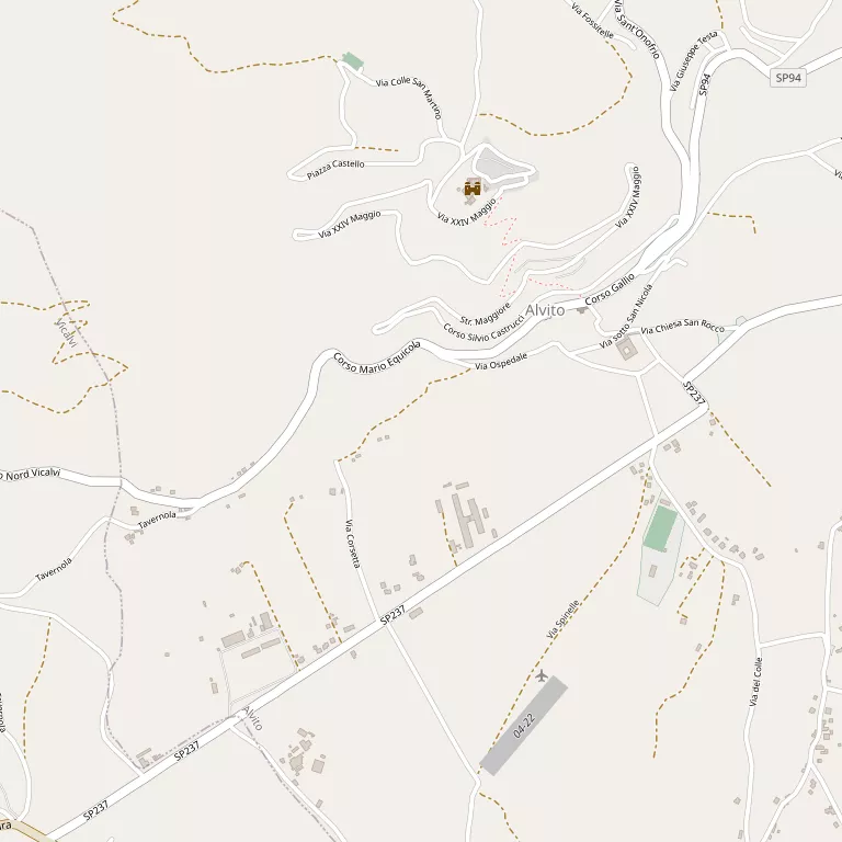 Mappa ALVITO