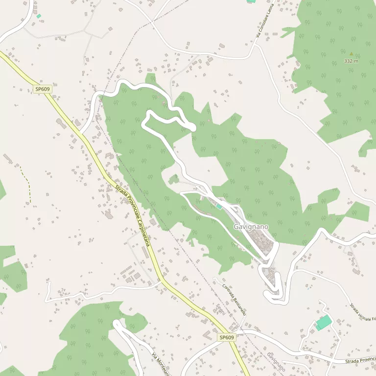 Mappa GAVIGNANO