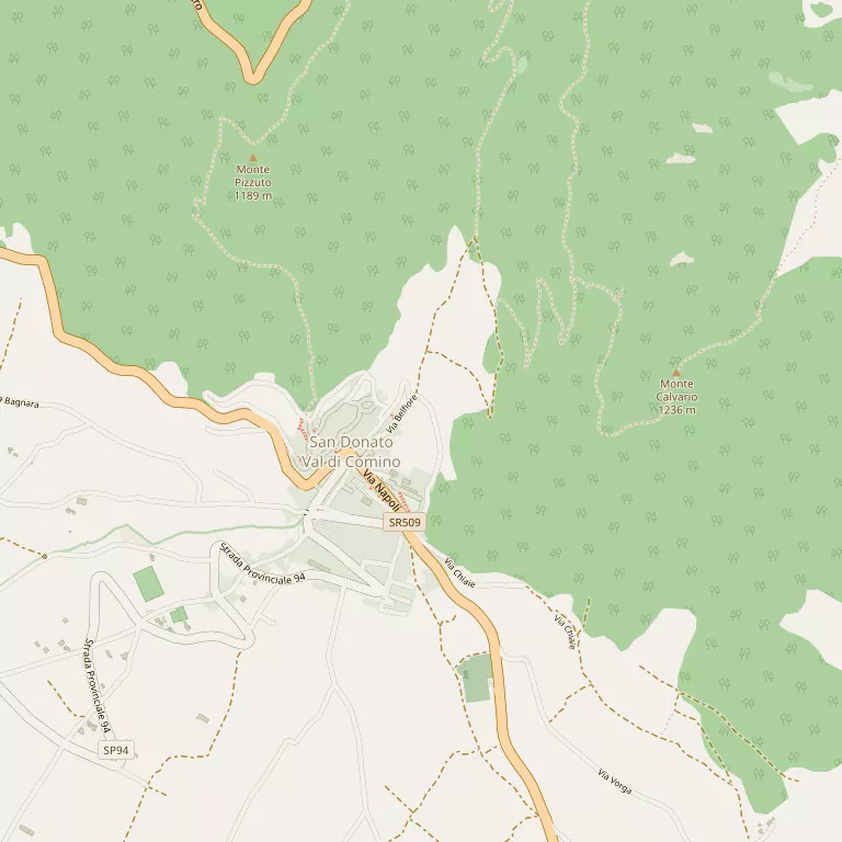 Mappa SAN DONATO VAL DI COMINO