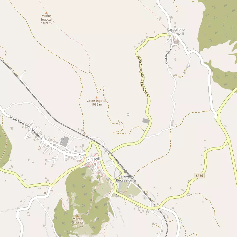 Mappa CAROVILLI