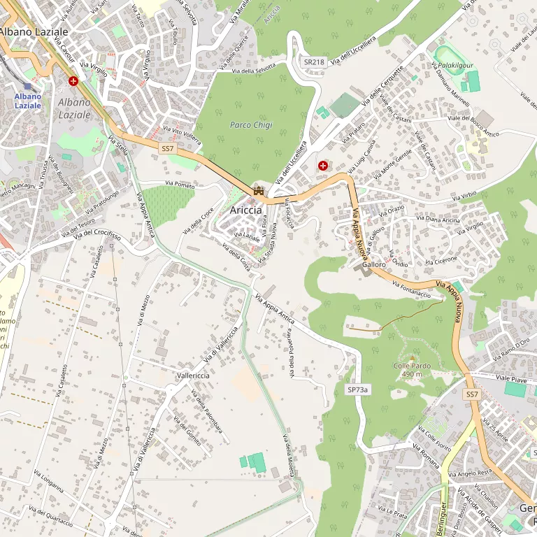 Mappa ARICCIA