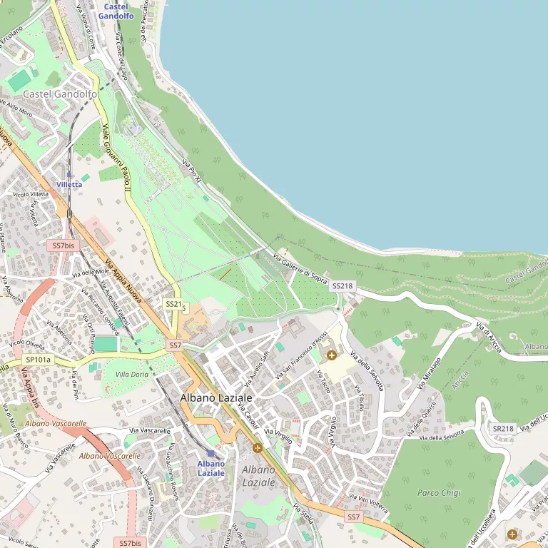 Mappa ALBANO LAZIALE