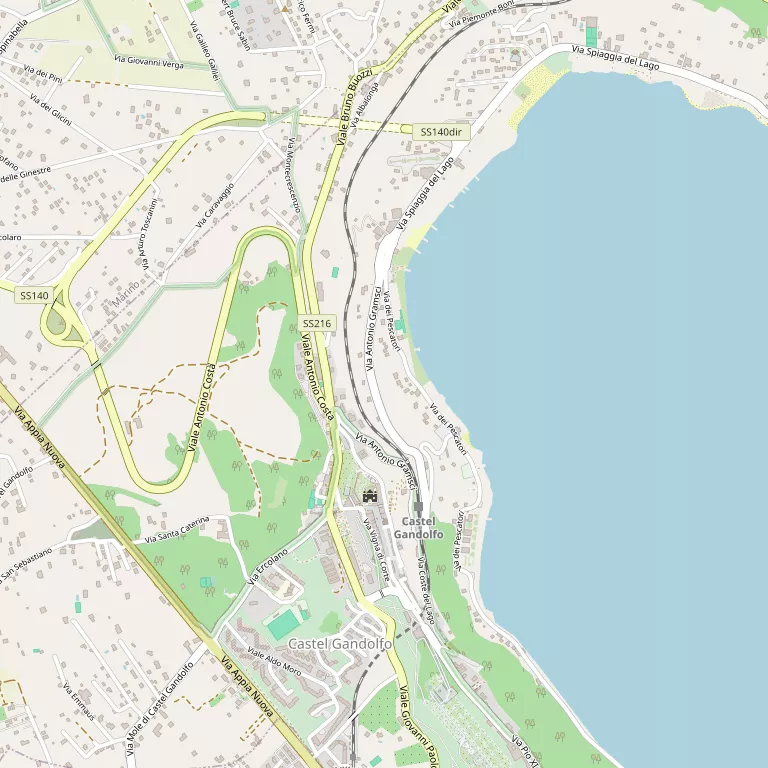 Mappa CASTEL GANDOLFO