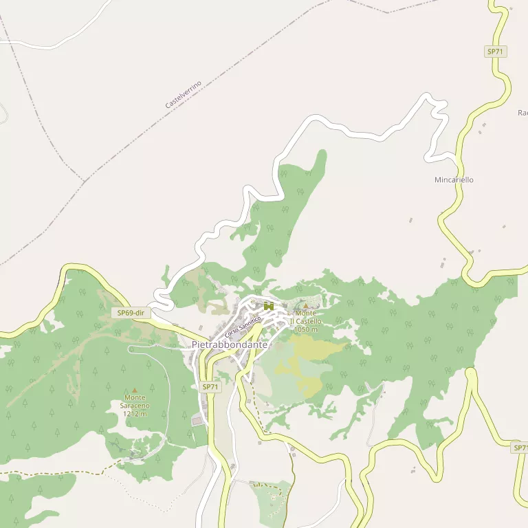 Mappa PIETRABBONDANTE
