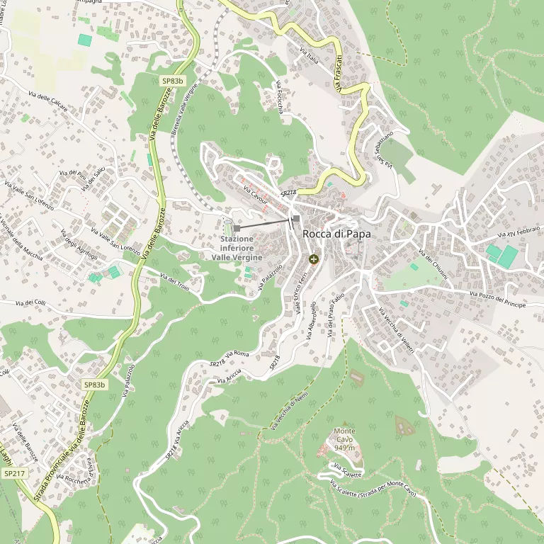 Mappa ROCCA DI PAPA