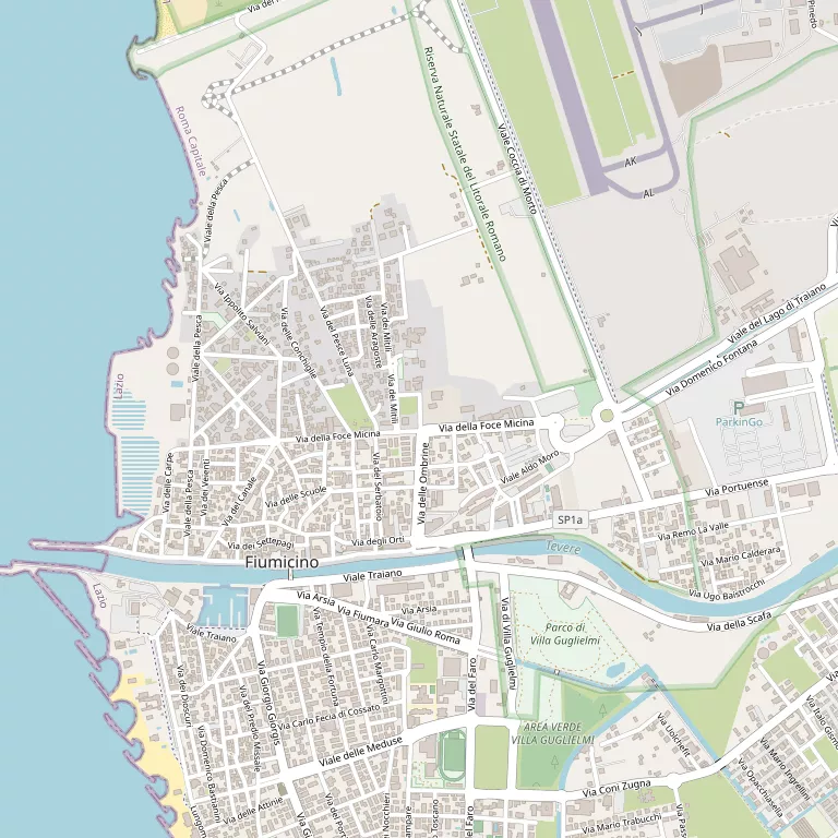 Mappa FIUMICINO