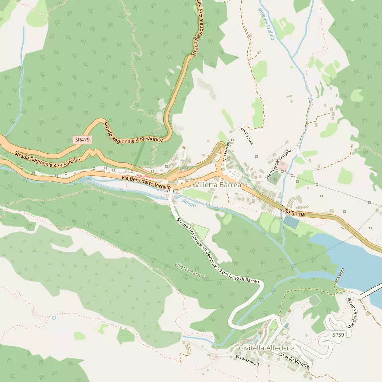 Mappa VILLETTA BARREA