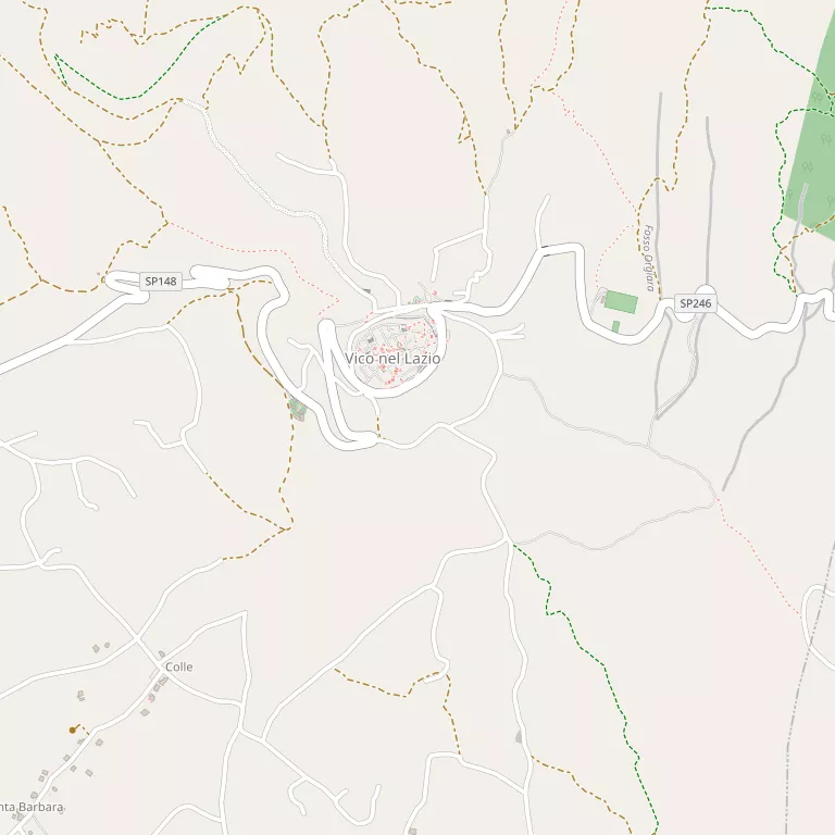 Mappa VICO NEL LAZIO