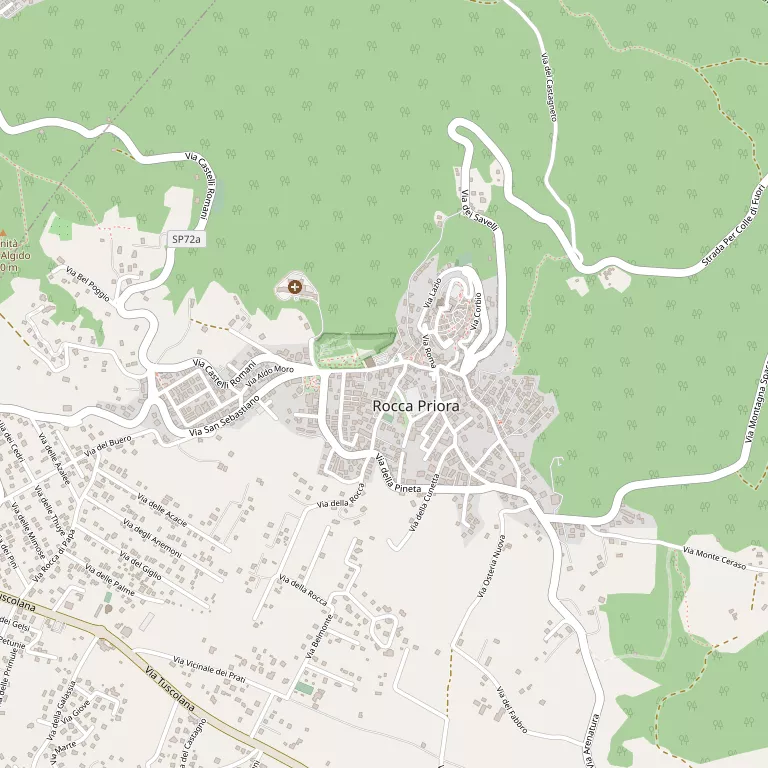 Mappa ROCCA PRIORA