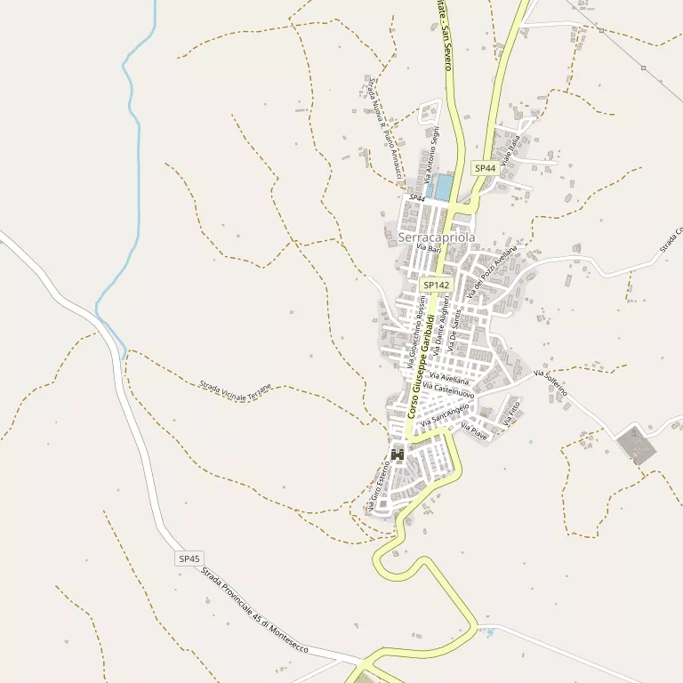 Mappa SERRACAPRIOLA
