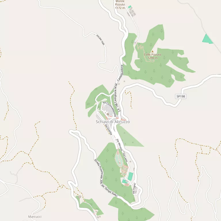 Mappa SCHIAVI DI ABRUZZO