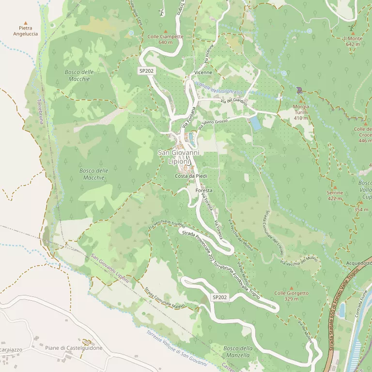Mappa SAN GIOVANNI LIPIONI
