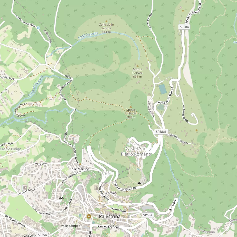 Mappa CASTEL SAN PIETRO ROMANO