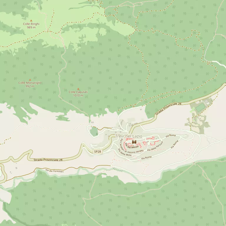 Mappa TREVI NEL LAZIO
