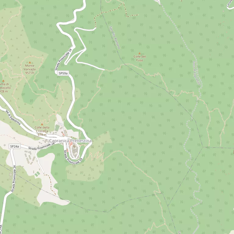 Mappa CAPRANICA PRENESTINA