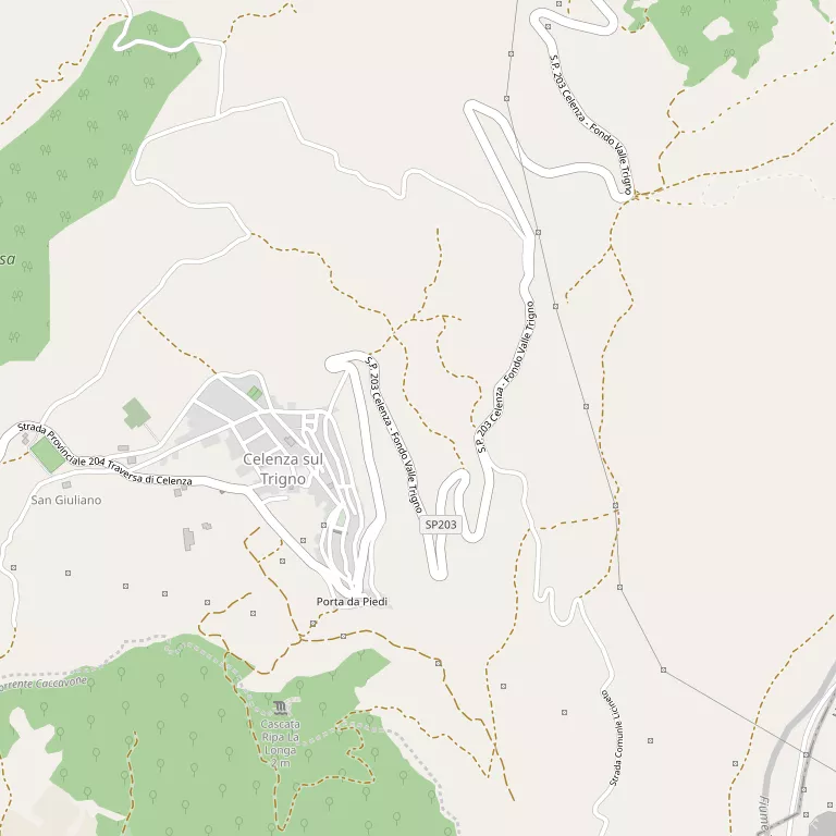 Mappa CELENZA SUL TRIGNO