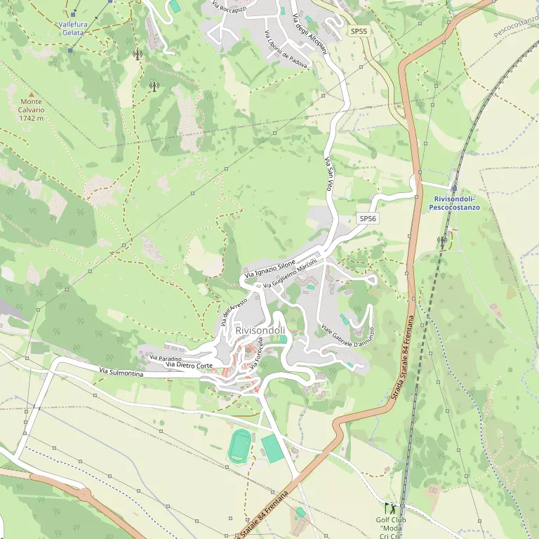 Mappa RIVISONDOLI