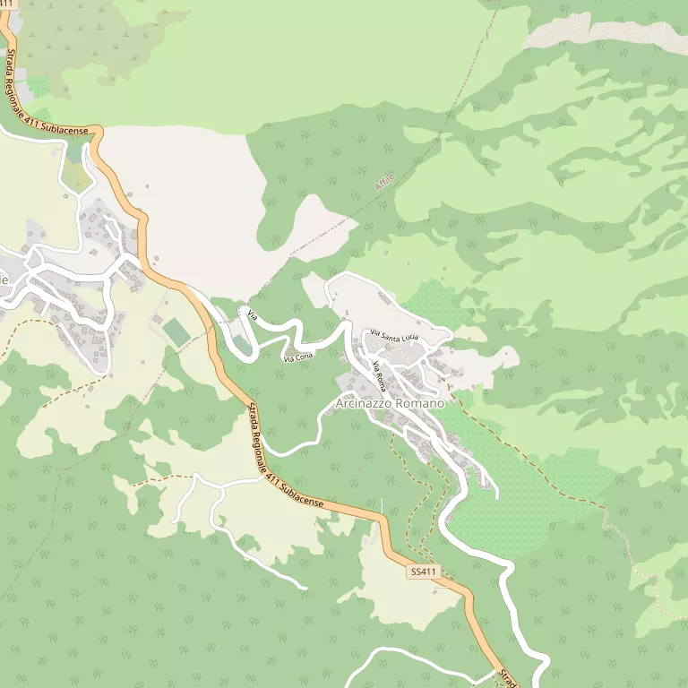 Mappa ARCINAZZO ROMANO