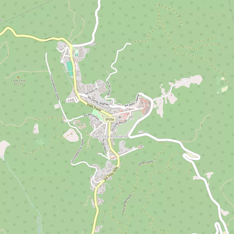 Mappa SAN VITO ROMANO