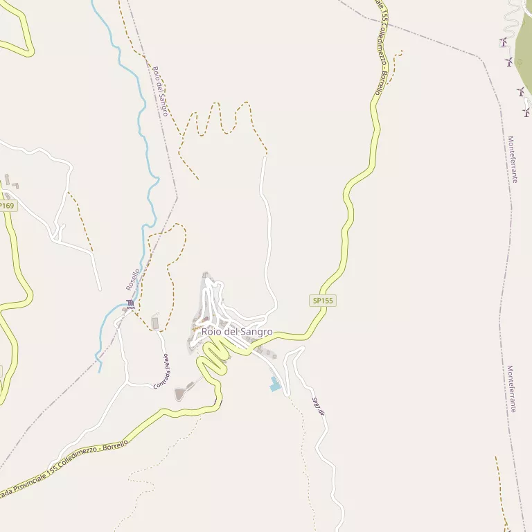 Mappa ROIO DEL SANGRO