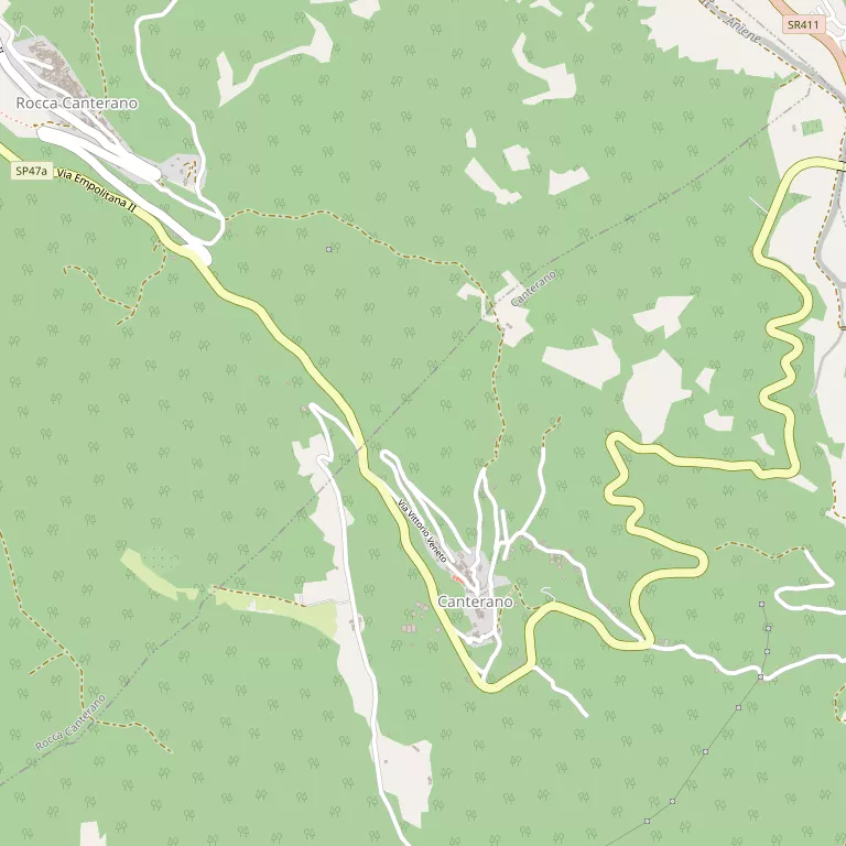 Mappa CANTERANO