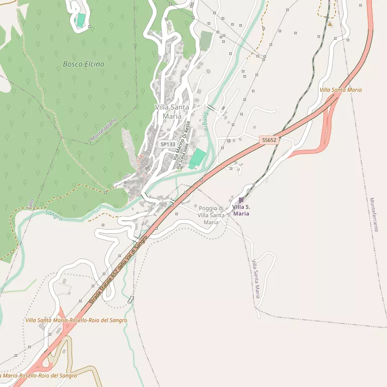 Mappa VILLA SANTA MARIA